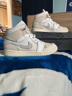 Jordan 1 Mid Craft Inside Out White - Size 12 Men's
