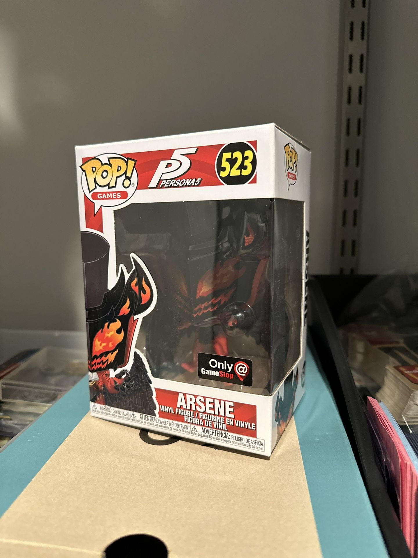 Arsene Persona 5 GameStop Ex Funko 523