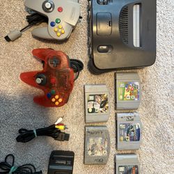 Nintendo 64 + 5 Games (hablo Espanol)