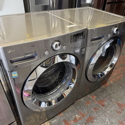 LG set Washer and Dryer gas