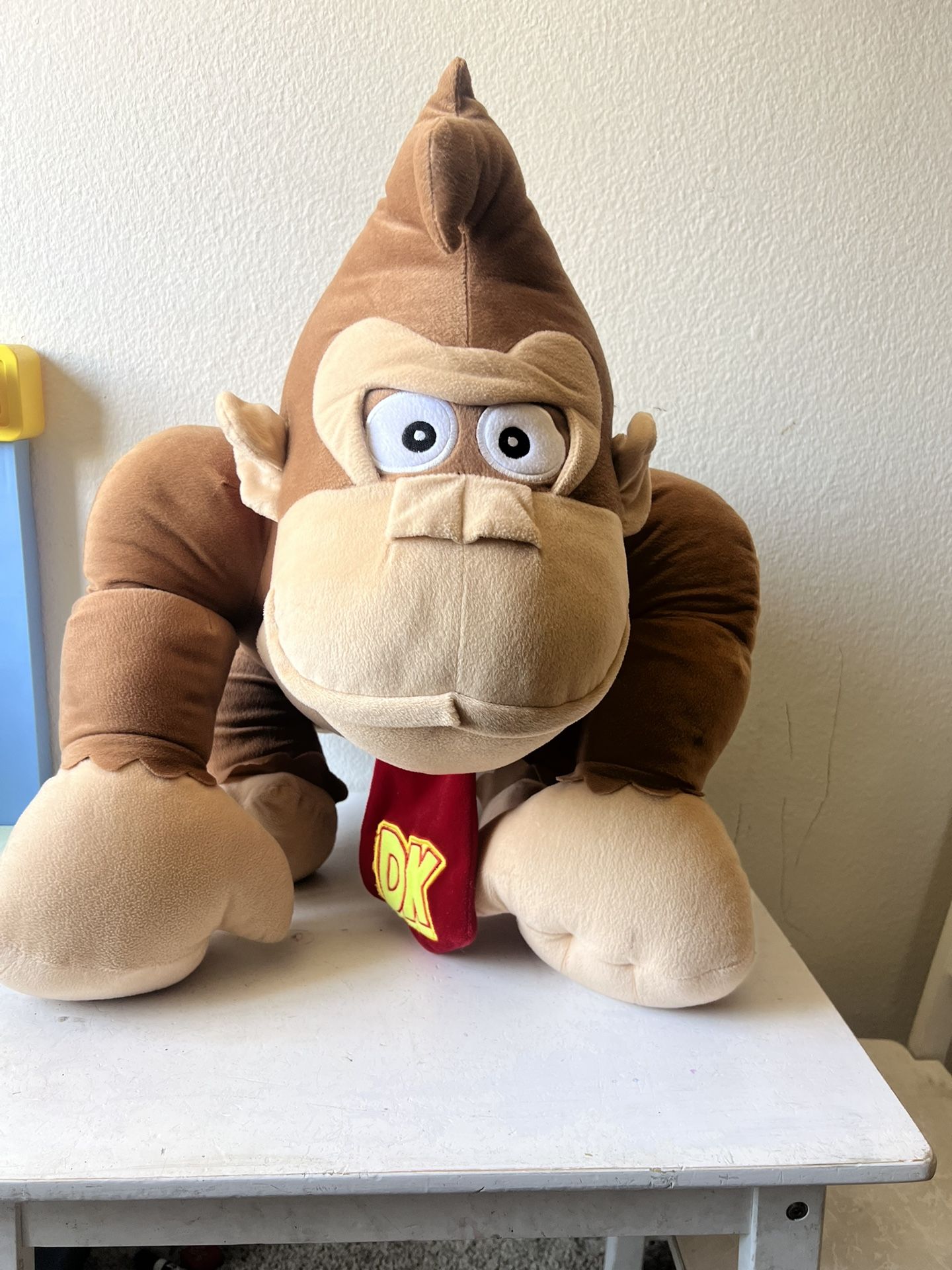 Large Donkey Kong Plush Toy – Super Soft Nintendo DK Stuffed Animal