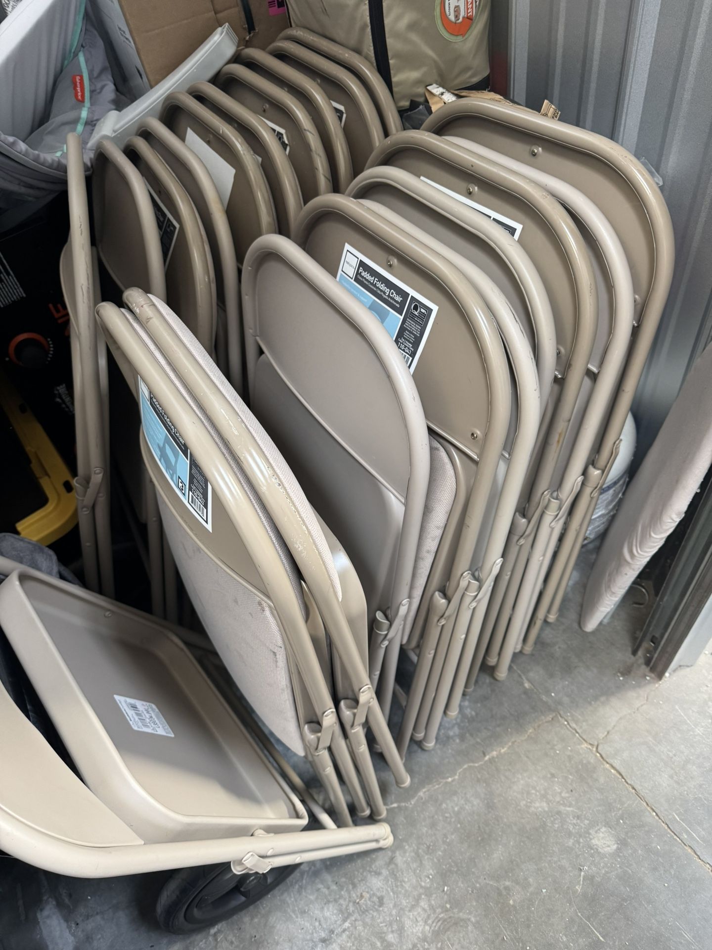 Folding Padded Chairs