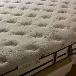 King Size Mattress And Box Springs  