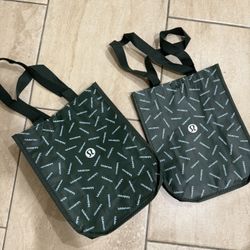 2 LULULEMON SHOPPING BAGS
