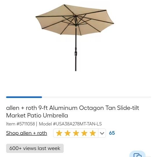 hampton bay 9 ft patio umbrella Lyon Featuring a polyester fabric canopy that is weather and fade Hampton Bay 9 ft. Aluminum