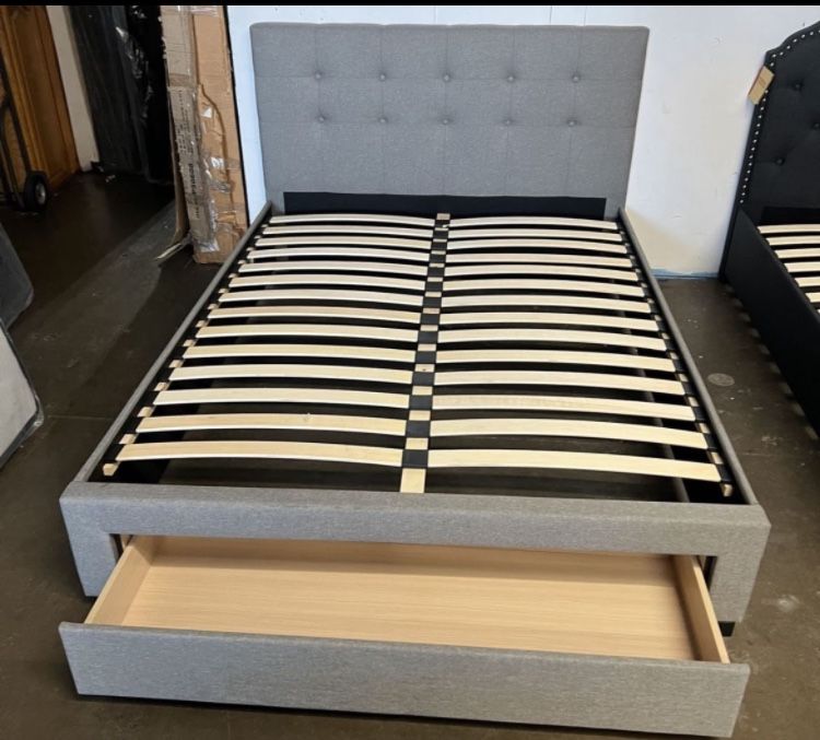 Full Size Bed Frame With Mattress