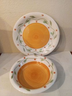 Stoneware  Dinner Plates and Bowls