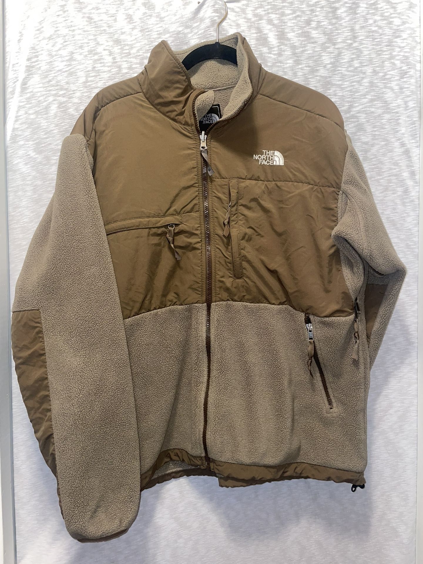 The North Face Men’s Large Fleece Jacket Brown/Oatmeal