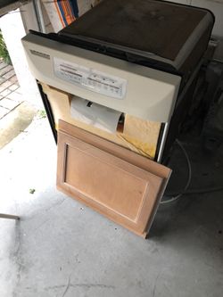 Dishwasher kitchenaid brand the door needs liquid nails but fixable