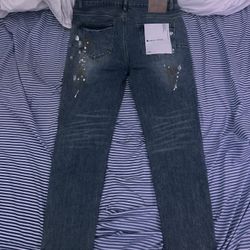 Brand New Never Worn Good Condition Purple Jeans