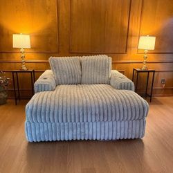 New Plush Oversized Chaise Lounges