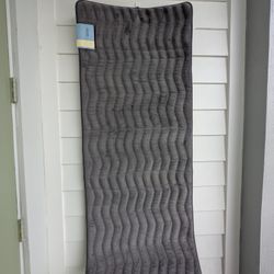Long Bath Mat with Anti-Skid Back – Charcoal Gray – New with Tag