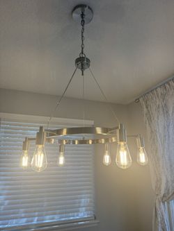 Brush Nickel Chandelier