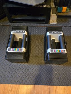45lb each Powerblocks The Block