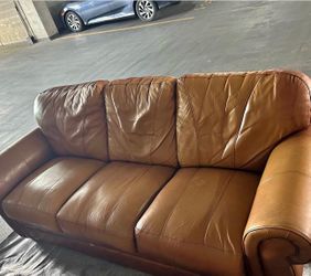 Leather couch