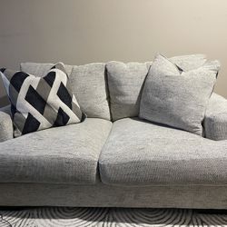 Gray Loveseat