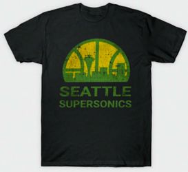 Sale***New vintage style Seattle Sonics shirts soft cotton ****READ BELOW