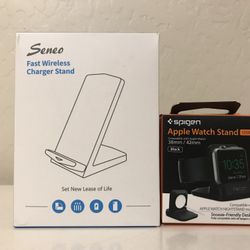 Wireless Charger Stand And Apple Watch Stand