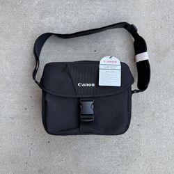 Canon 200ES EOS Camera Shoulder Bag Padded Dividers Nylon Black w/ Strap
