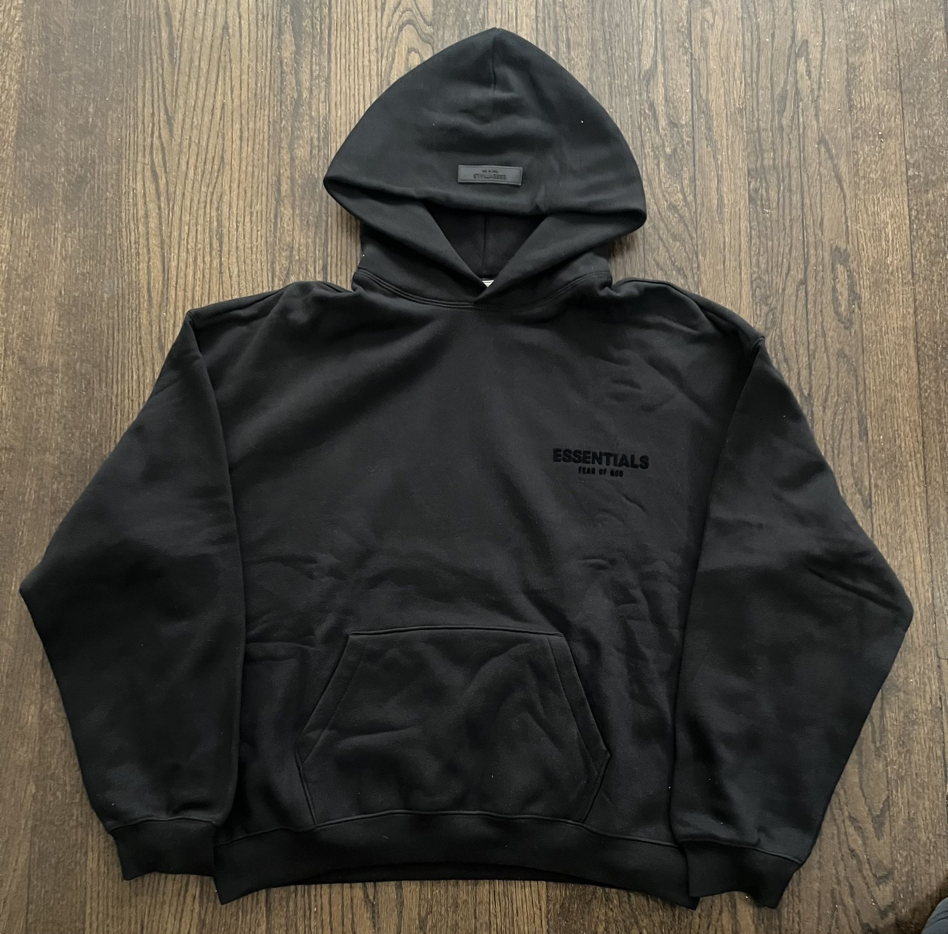 Essential Black Hoodie