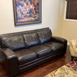 Leather Sofa 