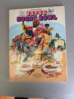 1991 Sugar Bowl Official Souvenir Program