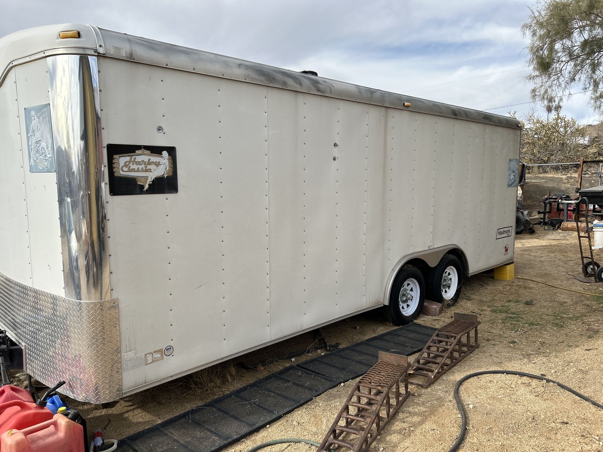 20’ X8 8 1/2 ‘Enclosed Car Hauler (open To Trades)