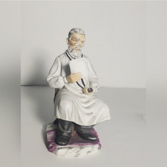 Vintage Andrea by Sadek Porcelain Doctor Figurine Marked 6630 Made in Japan