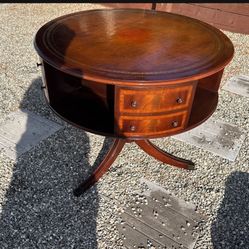 Antique Drum Table 