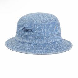 Supreme Needle Punch Denim Crusher / Bucket Hat