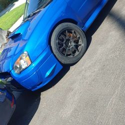 2004 Subaru Impreza Front Side Spliters