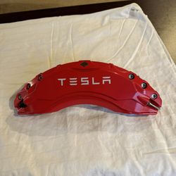 Brake Caliper Covers For Tesla Model S/X 2022-2024 Accessories With Letter Decal