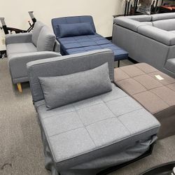 New Multi Use Ottoman Sofa Bed Chair Recliner (4 color) 