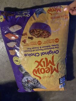 MEOW MIX 16LB BAG NOT OPENED