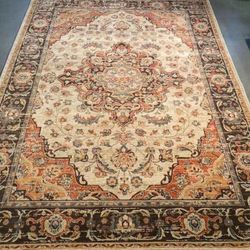 6.5 X 9.5 area rug. Thick and substantial