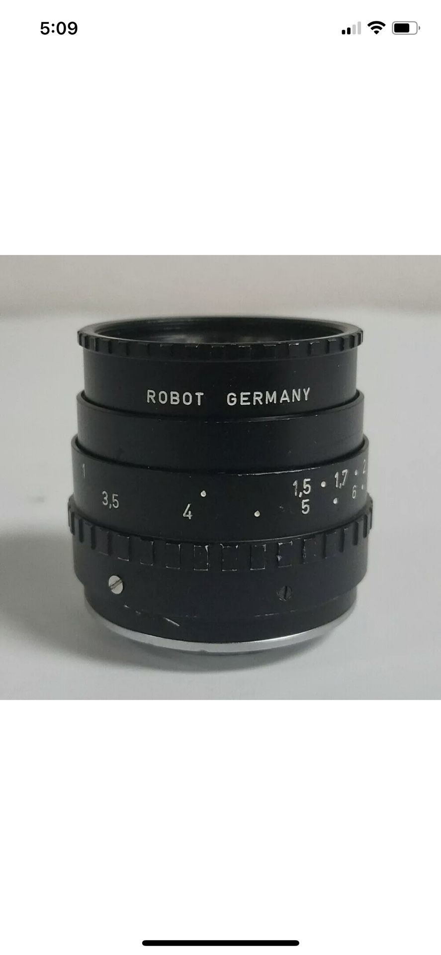 Schneider-Kreuznach ~ Tele-Xenar f:3.8 75 mm for Robot Camera