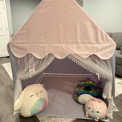 Kids Playhouse Squishmellows Included