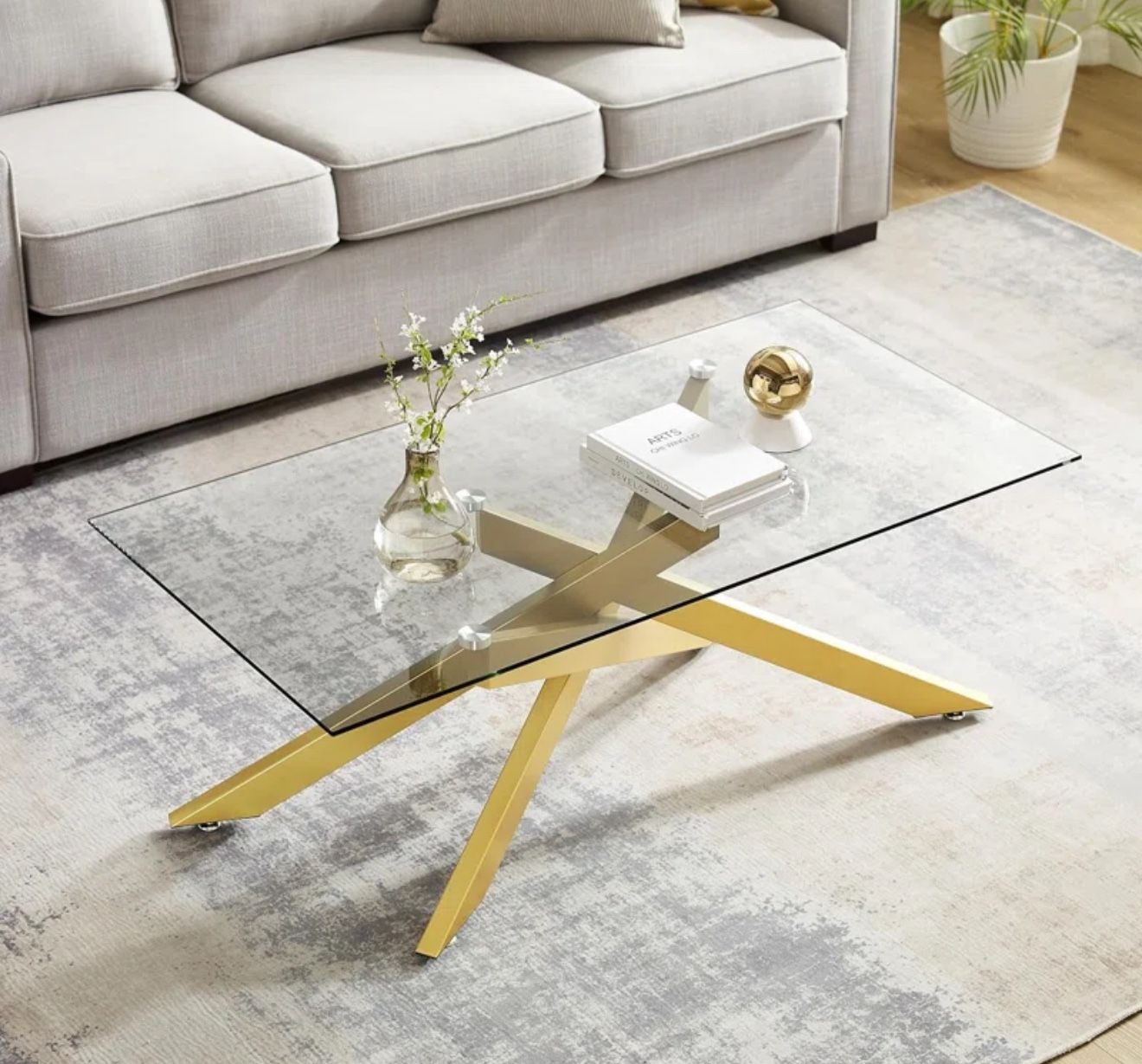 Gold Coffee Table