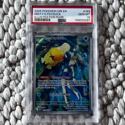 Pokemon TCG Misty’s Psyduck PSA 10 Destined Rivals IR #193