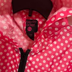    Girls Set Hat, Scarf And Gloves  Raincoat Size M 10/12