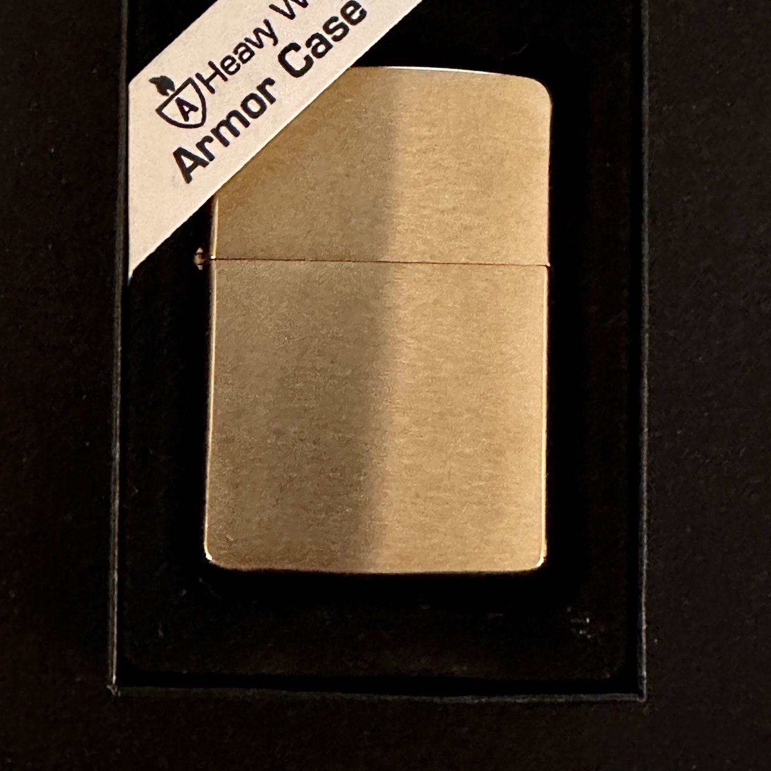 ZIPPO Brushed Brass Heavy wall Armor case (New) for Sale in 