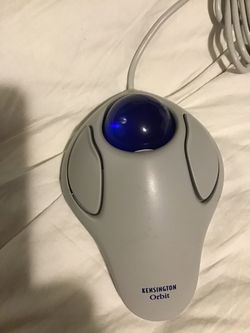 Kensington Orbit Track Ball 2 Blue Mouse PC/USB MAC Model# 64226 Tested&Works