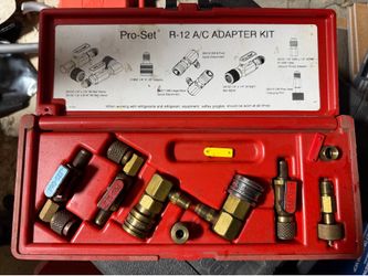 Pro set R-12 a/c adapter kit