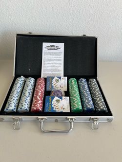 Poker Chip Set with Cards
