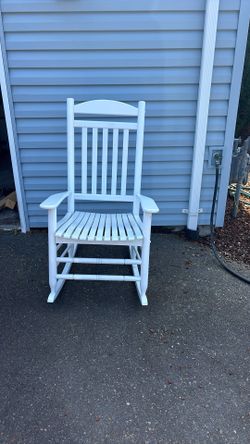 White Rocking Chair