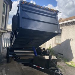New 2025 Dump Trailer 8x12x4
