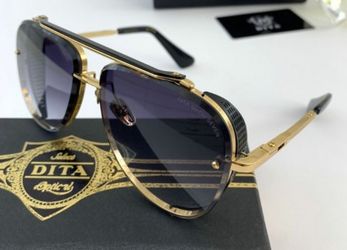 DITA MACH SEVEN Gold Sunglasses