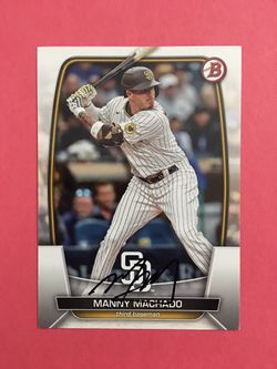 Autograph Card Signed By Manny Machado.