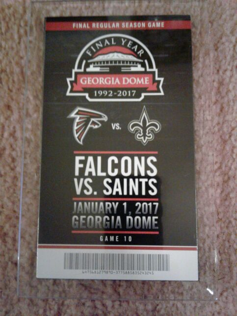 Falcon commemorative ticket