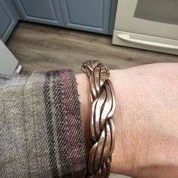 New Copper Bracelet Thick Mens 